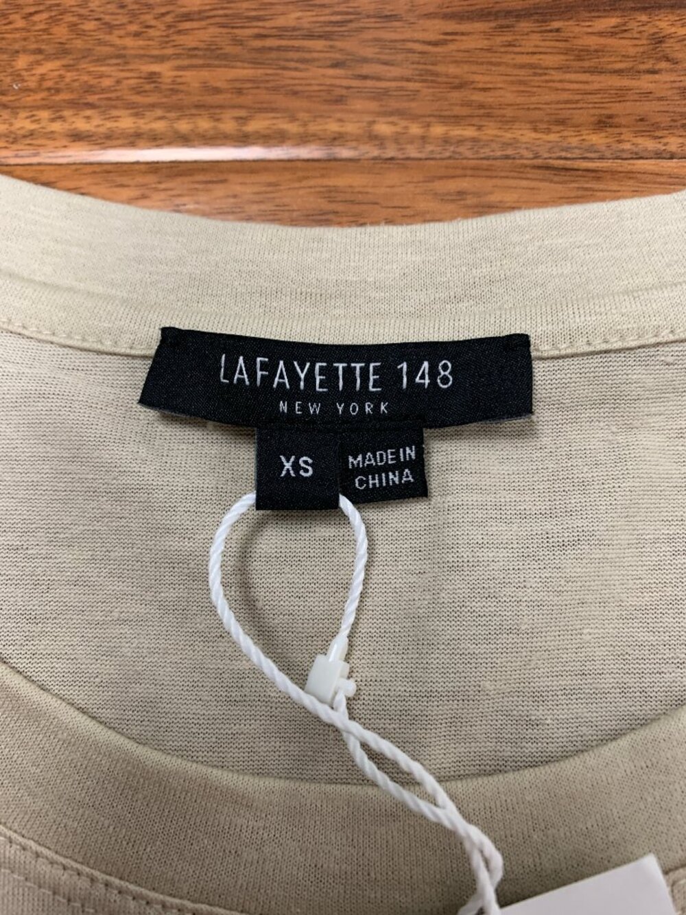 Lafayette 148 Raffia Hemp Blend Long Sleeve Top NWT - Picture 2 of 10